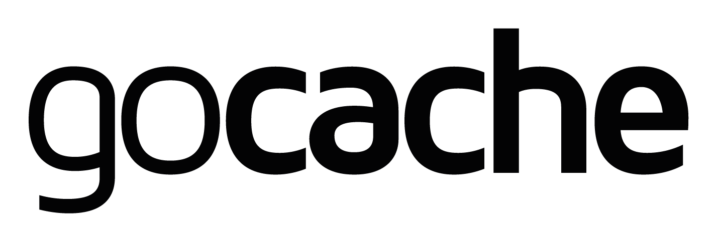 gocache - logo preto
