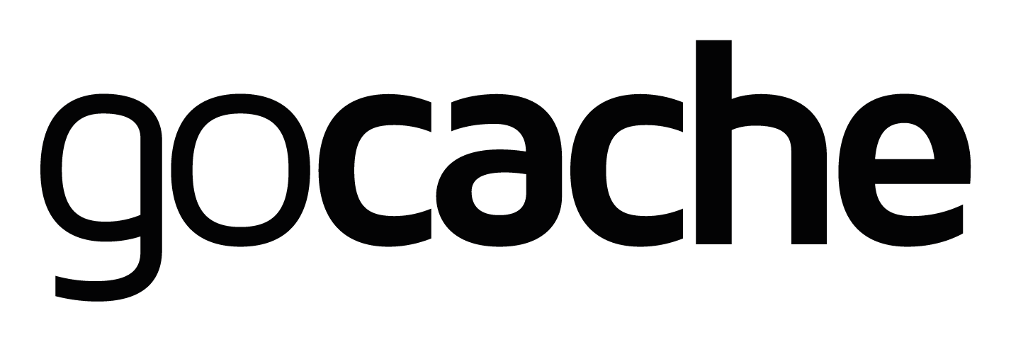 gocache - logo preto